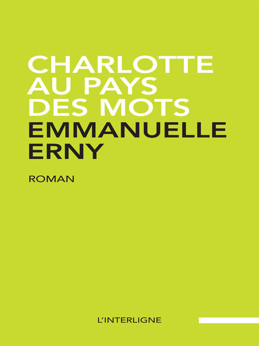 Title details for Charlotte au pays des mots by Emmanuelle Erny - Available